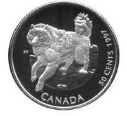 Canadian Eskimo Dog Coin